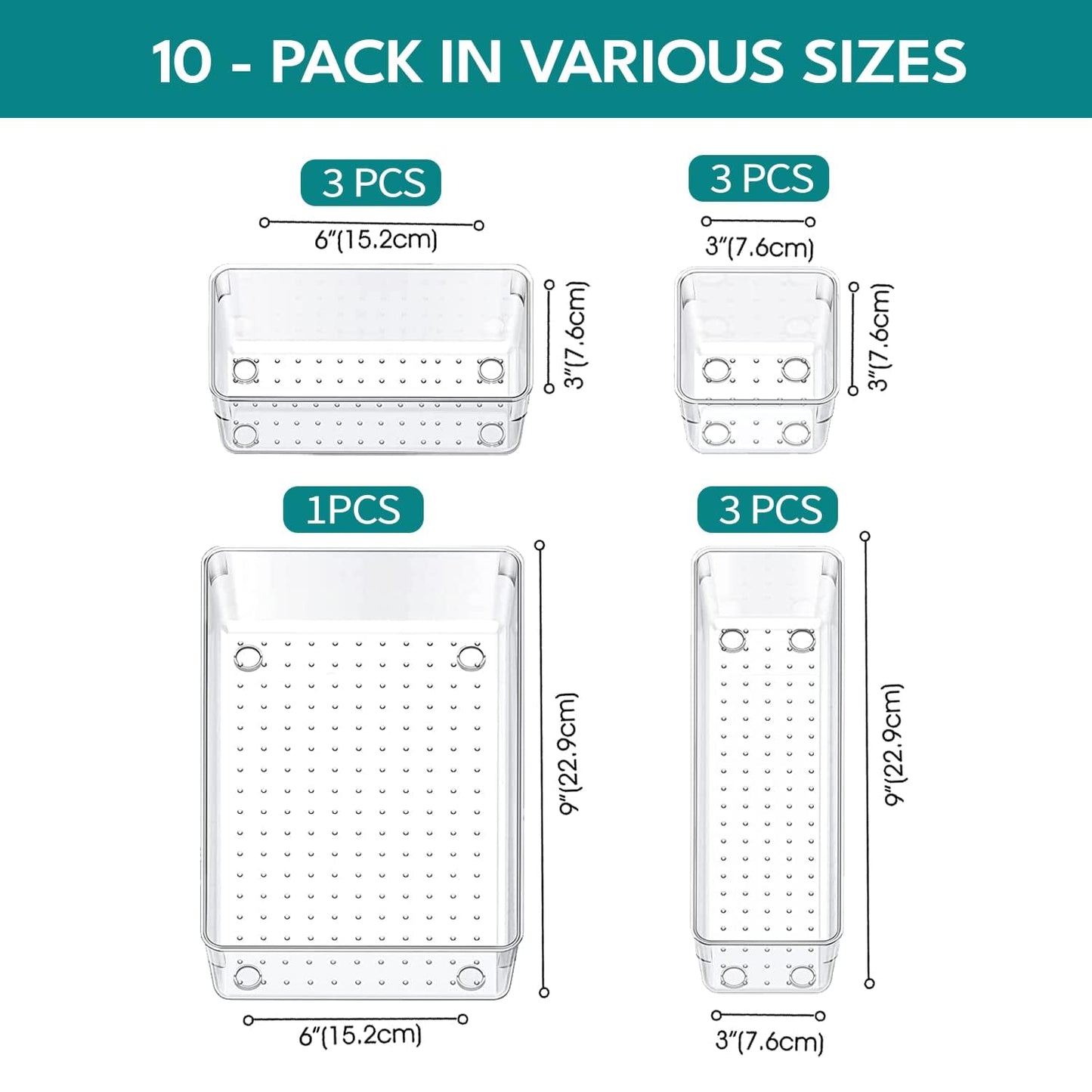 Acrylic Storage Box - Drawer Organizers